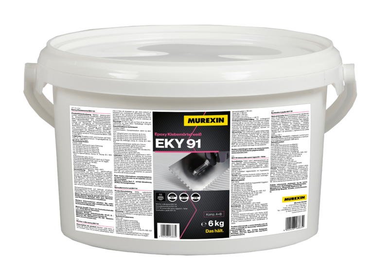 MUREXIN Epoxyklebemörtel Weiß EKY 91 / 6kg Set Komp. A+B
