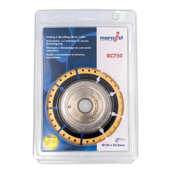 marcrist BC750 Diamantschneid-/anfasscheibe für Rohre