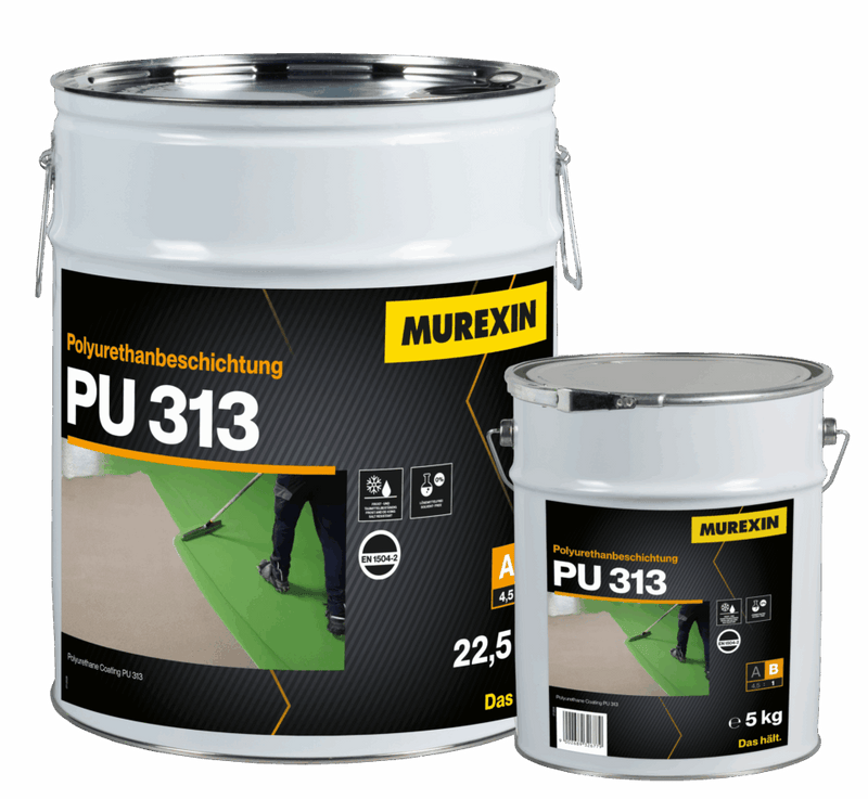 MUREXIN Polyurethanbeschichtung PU 313 / 27,5kg Set Komp. A+B