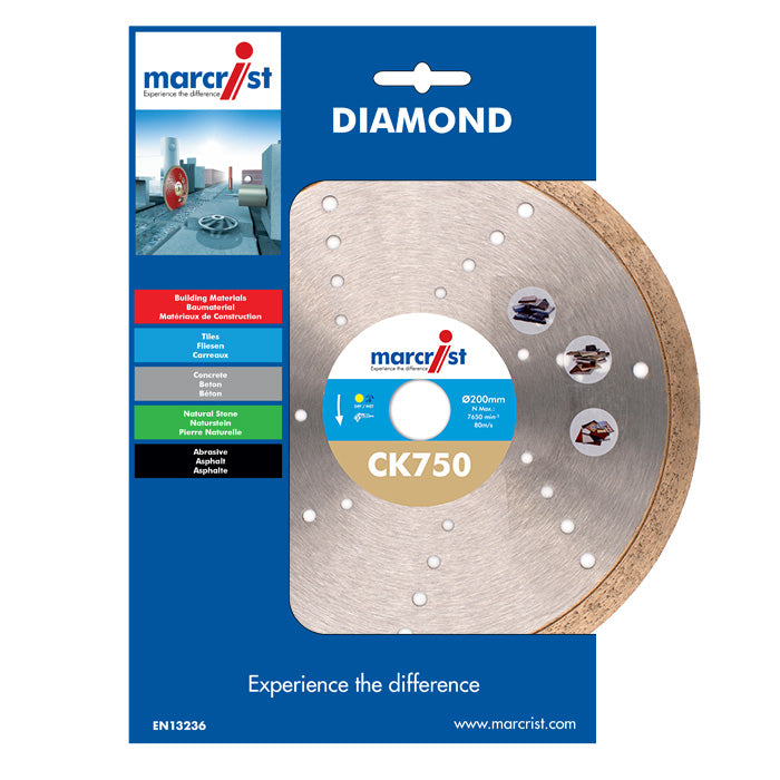 marcrist CK750S Fliesen-Diamanttrennscheibe