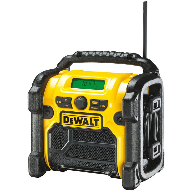 DEWALT Akku-/Netz Radio DCR019 für 10,8-54 Volt Li-Ion Schiebe Akkus (ST 1)
