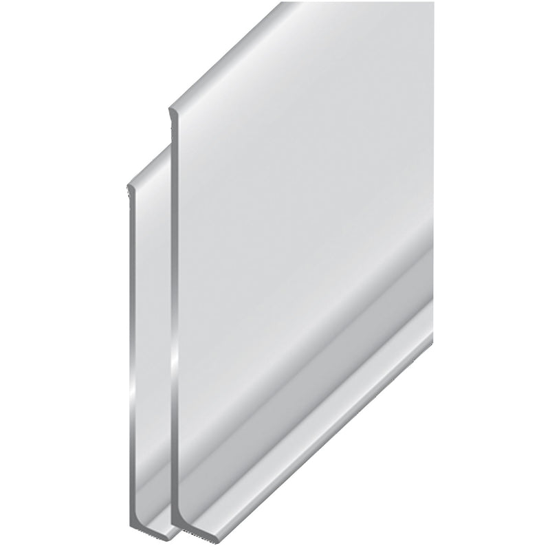 Sockel- und Wandschutzleiste silber 11 x 60 mm ungebohrt 2700 mm