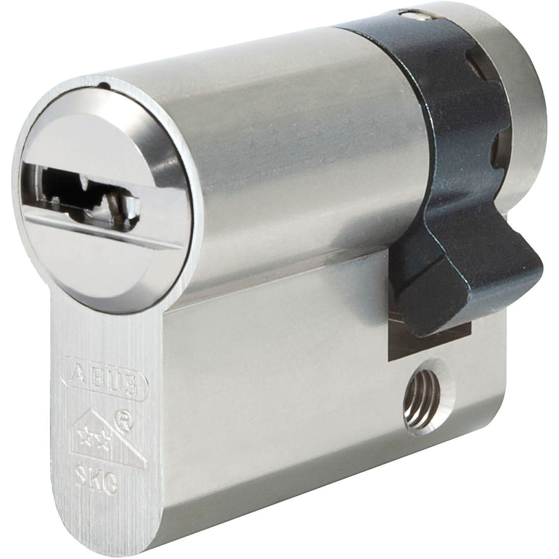 ABUS Einbauhalbzylinder X12R, gleichsperrend, 60 mm, vernickelt matt