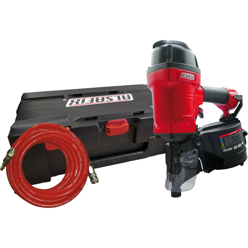 ALSAFIX Rundmagazinnagler C38/90P1 Nagellänge 45 - 90 mm mit Schlauch