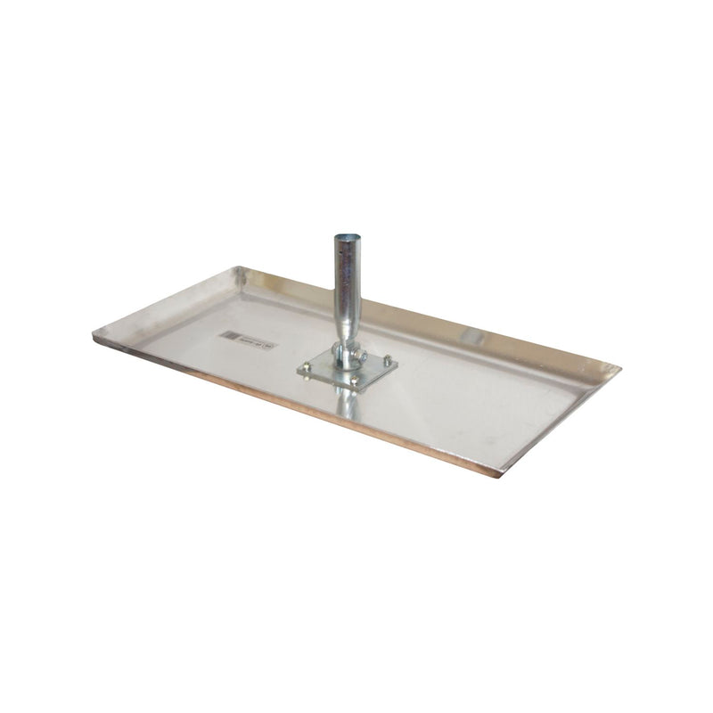 KRENHOF Alu-Betonschieber mit Gelenk-Stielhalterung 630 mm