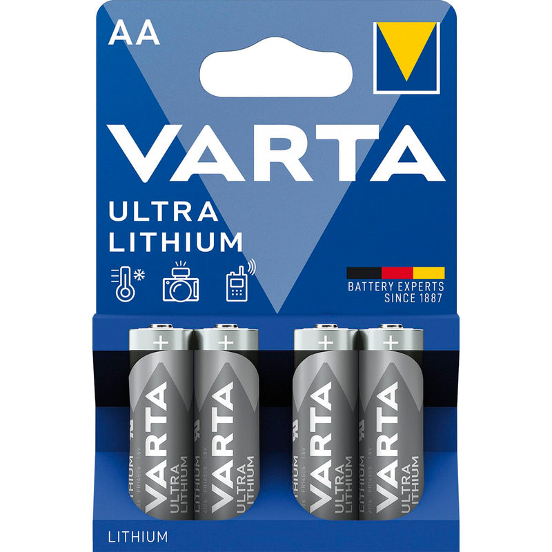 VARTA Batterie Ultra Lithium LR6/AA 1,5 Volt (4 St)