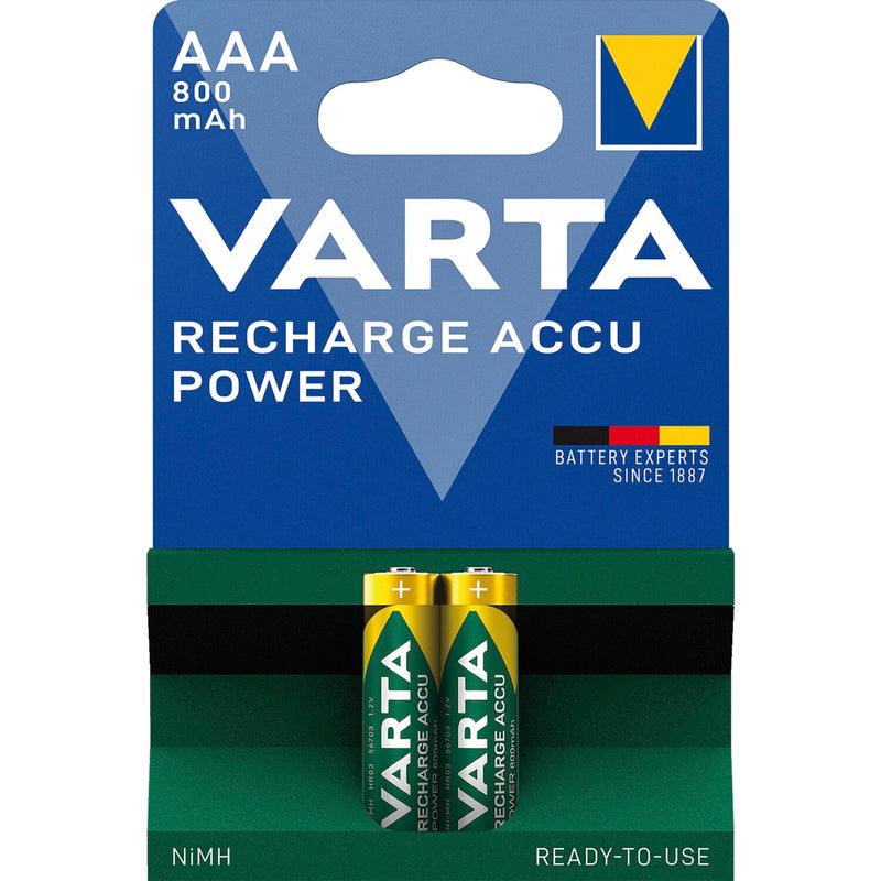 VARTA Batterie Recharge Akku HR03/AAA 1,2 Volt 800 mAh (2 St)