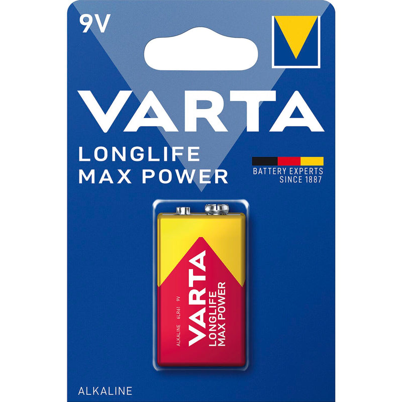 VARTA Batterie Longlife Max Power 9 Volt 1 Stück