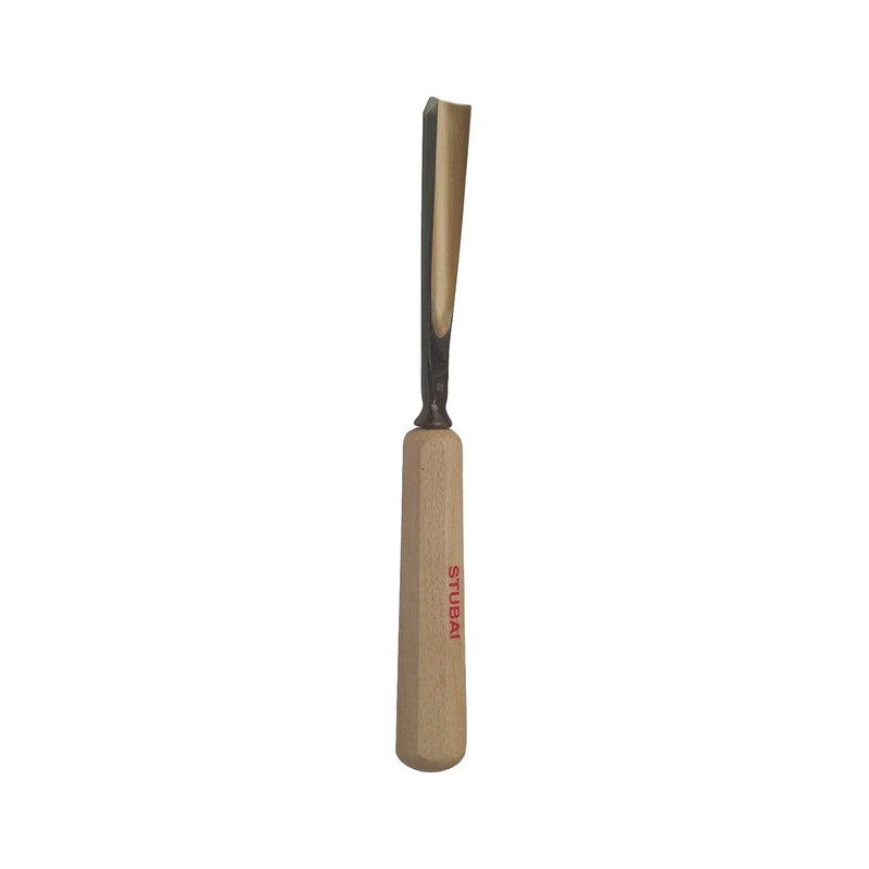STUBAI Bildhauer-Stechbeitel geschliffen mit Holzheft Form 11 Breite 20 mm