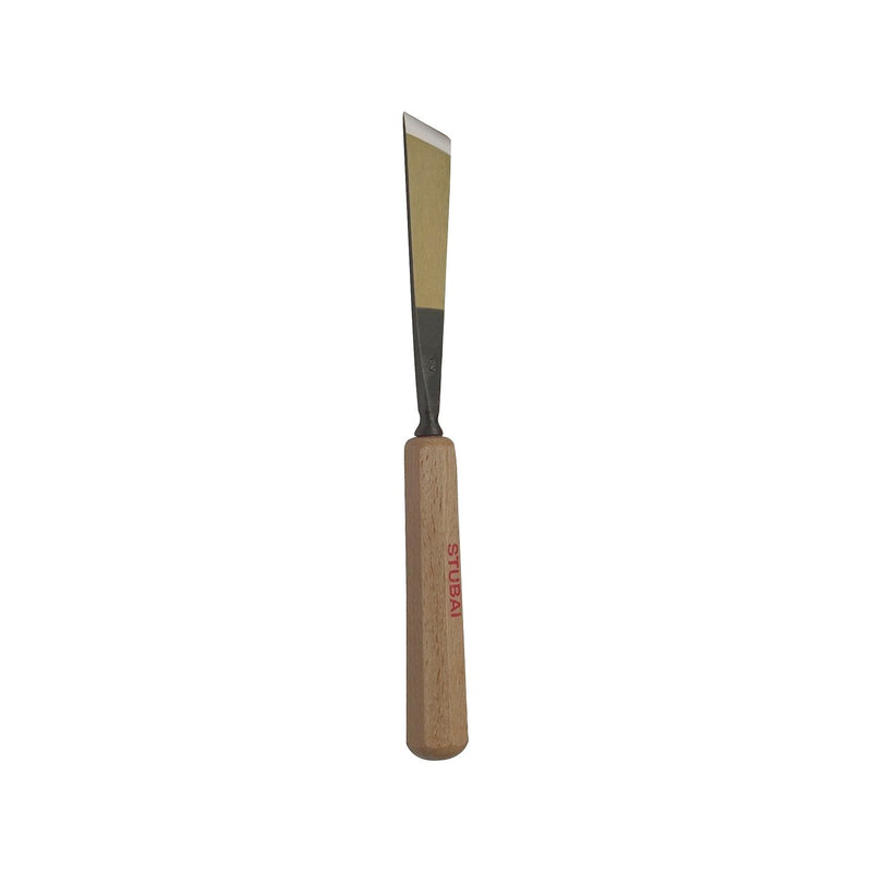 STUBAI Bildhauer-Stechbeitel geschliffen mit Holzheft Form  2 Breite 30 mm