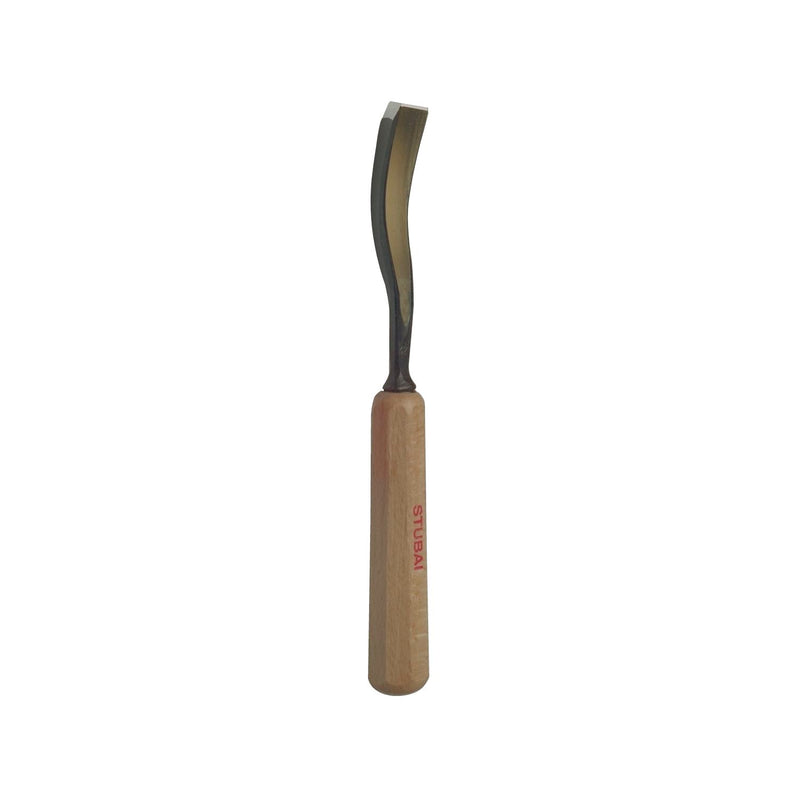STUBAI Bildhauer-Stechbeitel geschliffen mit Holzheft Form 42 Breite  6 mm
