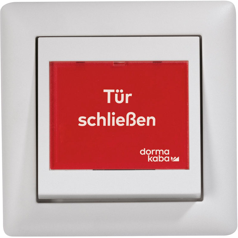 DORMAKABA Drucktaster Tür schließen weiß/rot (ST 1)