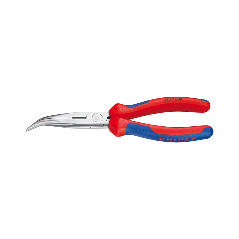 KNIPEX Flachrundzange mit Schneide DIN 5745 / Länge 200 mm