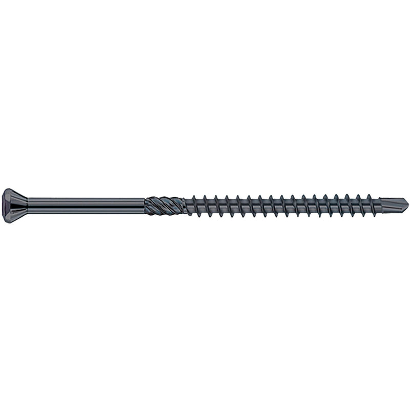 Hobotec Holzbohrschraube kleiner Zierkopf Torx Teilgewinde - Edelstahl schwarz
