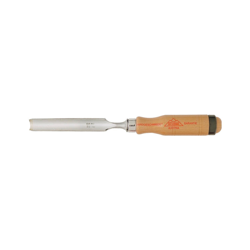 STUBAI Hohleisen mit Holzheft Breite 18 mm