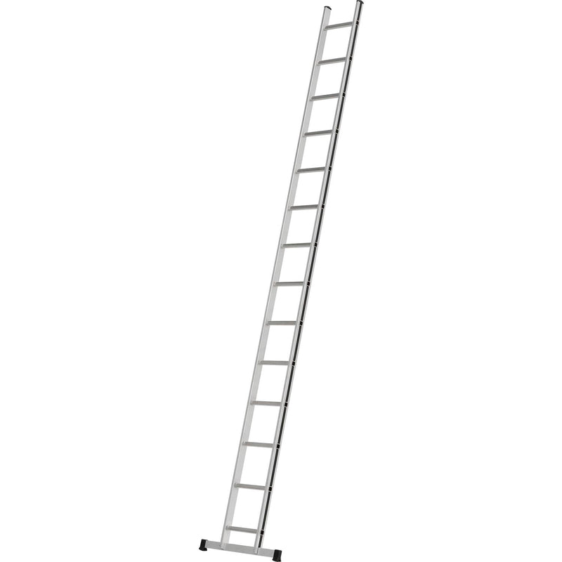 ALU-PRO Sprossen-Anlegeleiter Type 70011 Sprossen=14 Länge=3,98 m