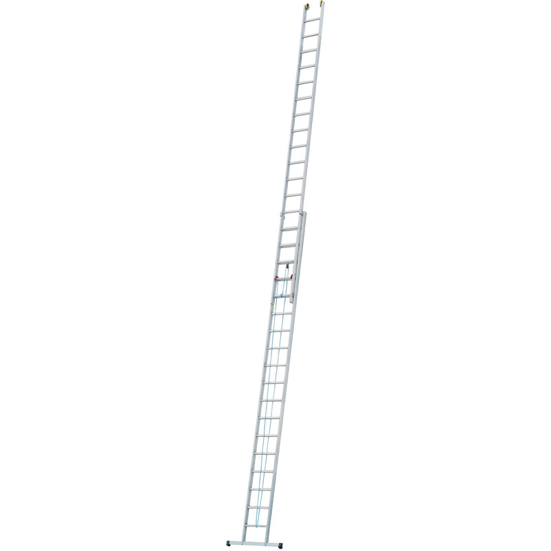 JUST Alu-Seilzug Industrieleiter 2-tlg. Type 56 Sprossen=2x16 Länge=4,79/8,11 m