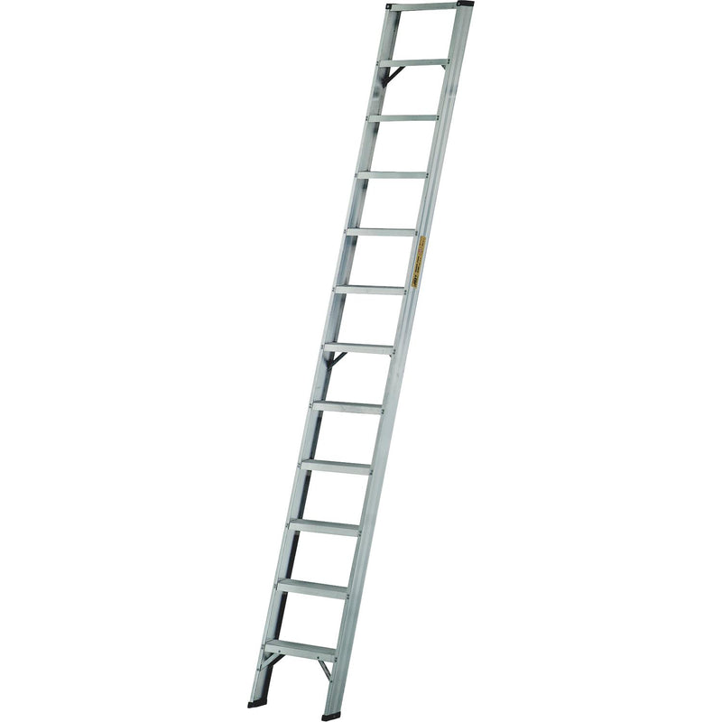 JUST Alu-Stufenanlegleiter Type 59 Stufen=14 Länge=3,50 m