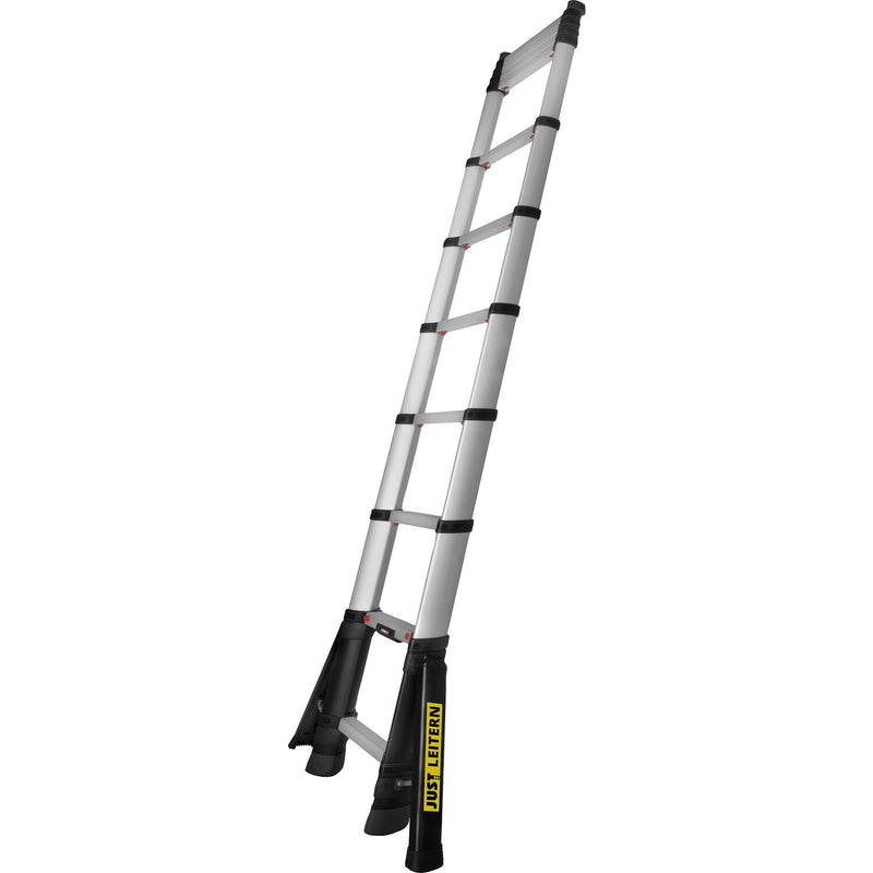 JUST Anlege-Teleskopleiter Telestep Prime 11 Sprossen 0,87 - 3,5 m