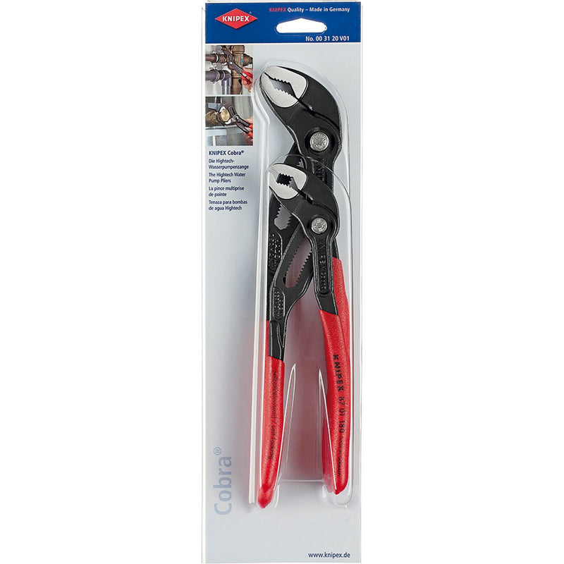 KNIPEX Wasserpumpenzangen-Set Cobra / 2-teilig