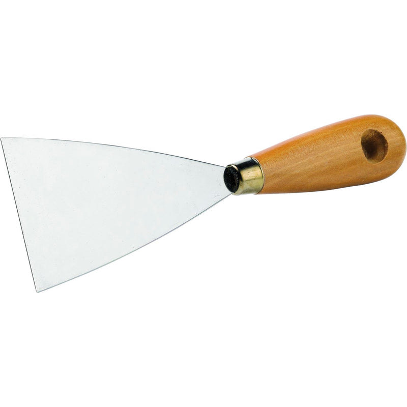 Malerspachtel mit ovalem Holzheft