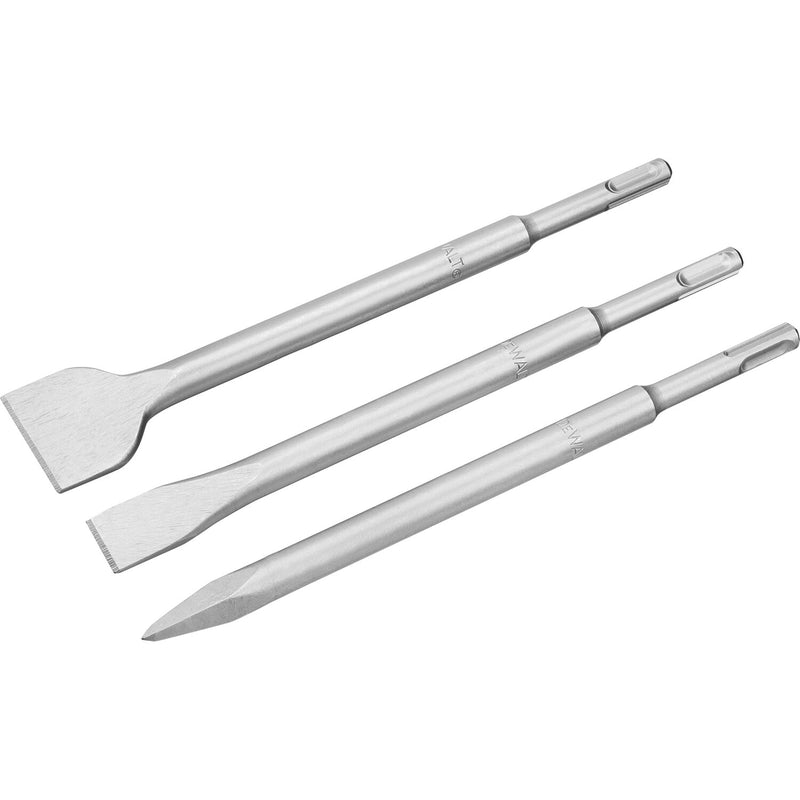 DEWALT SDS-Plus Meißel-Set mit 2 Flachmeißel, 1 Spitzmeißel (ST 20)