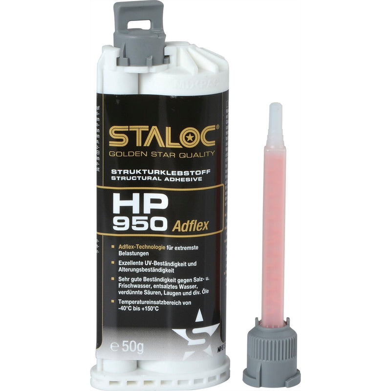 STALOC HP-950 Strukturklebstoff anthrazit + Mischer