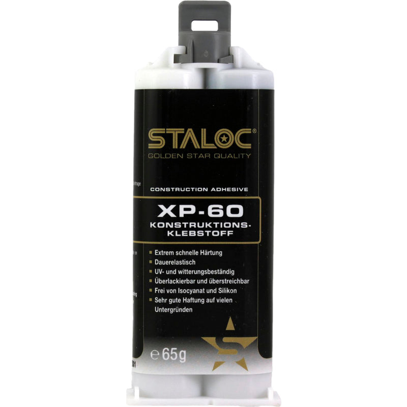 STALOC 2K Konstruktionsklebstoff XP60  grau 65g, ohne Mischer