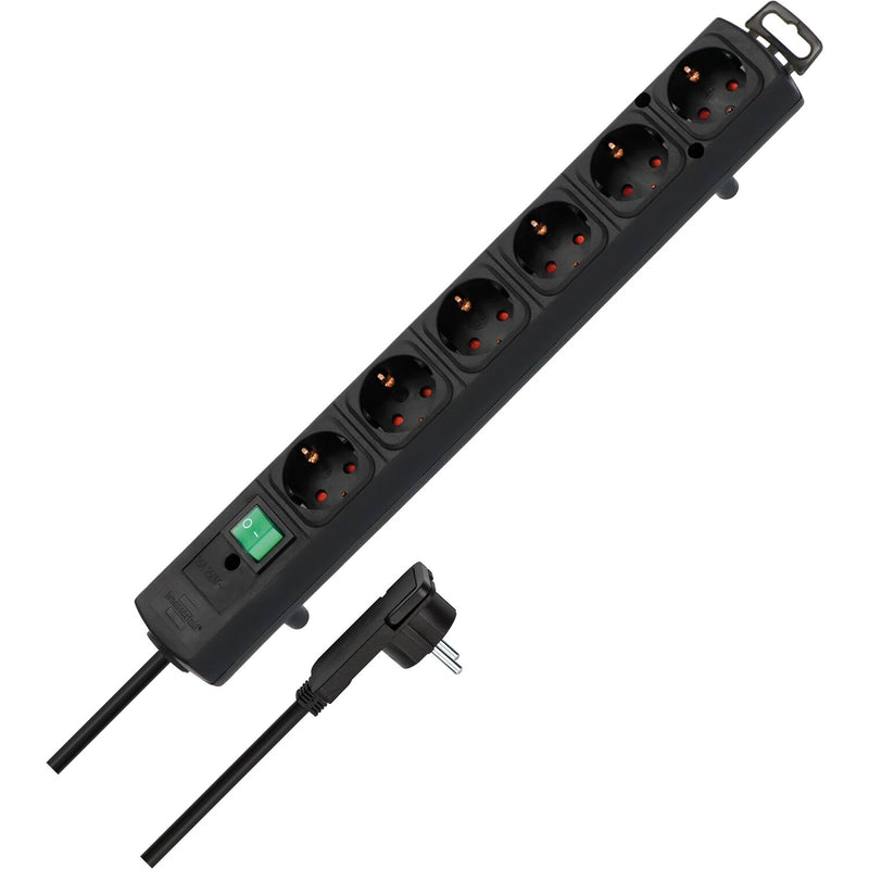 BRENNENSTUHL Comfort-Line Plus Steckdosenleiste 6-fach schwarz