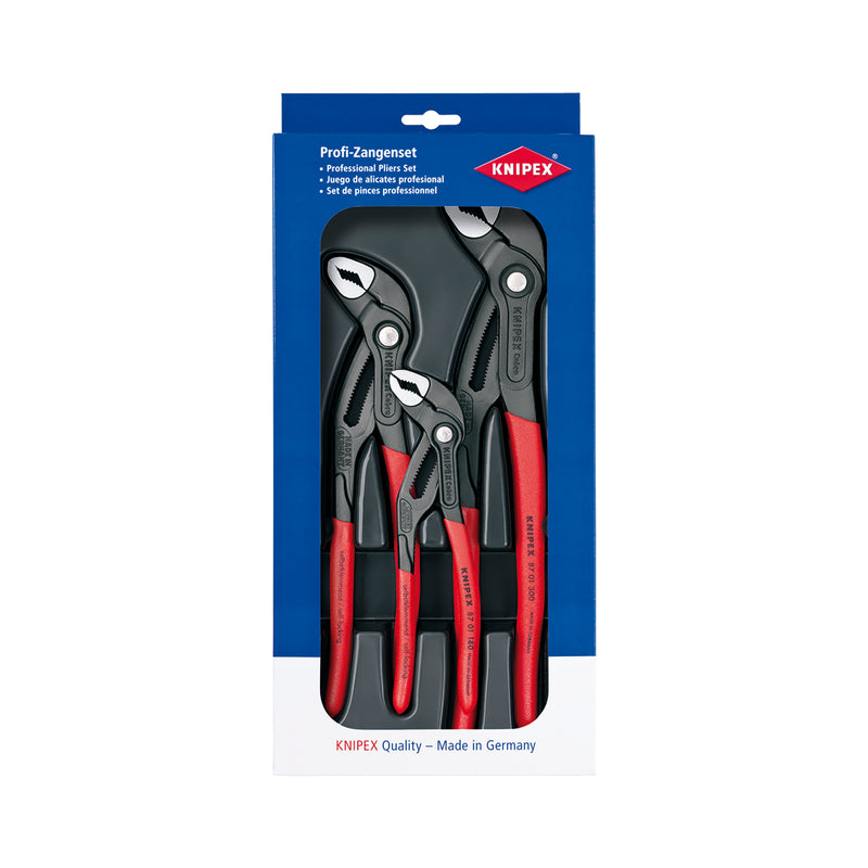 KNIPEX Wasserpumpenzangenset Cobra  / 3-teilig