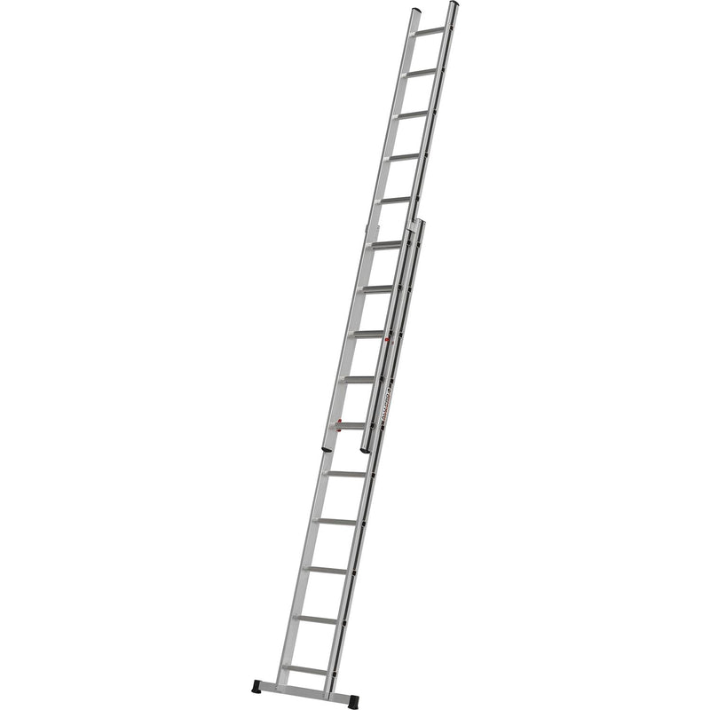 ALU-PRO Schiebeleiter Type 70046 Sprossen=2 x 10 Länge=2,87/4,83 m