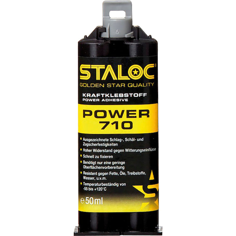 STALOC  2K Klebstoff Power 710  50ml milchig weiß + Mischer