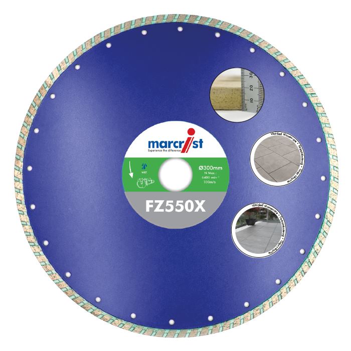 marcrist FZ550X Outdoor Keramik mit Motortrennjäger