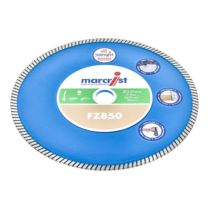 marcrist FZ850 Outdoor Keramik Diamantrennscheibe