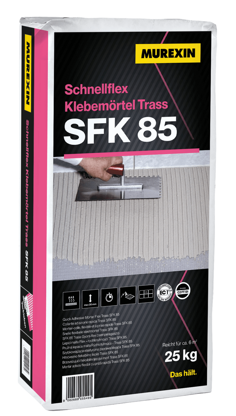 MUREXIN Schnellflex Klebemörtel Trass SFK 85 / 25kg
