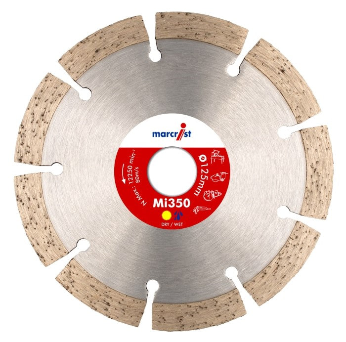 marcrist Mi350 Universal-Diamanttrennscheibe für Baumaterialien