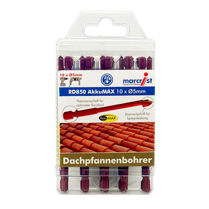 marcrist RD850 AkkuMAX Dachpfannenbohrer Multipack