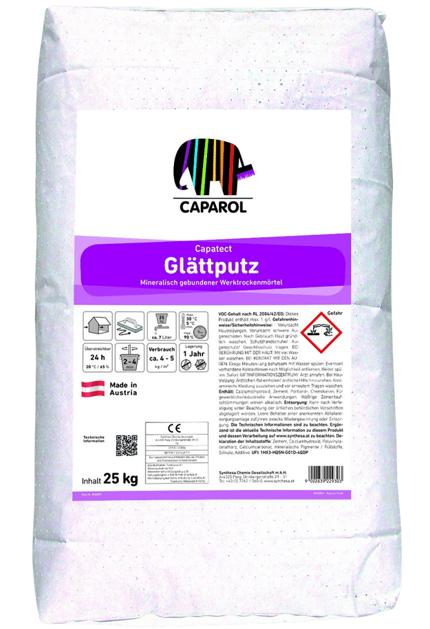 CAPAROL CAPATECT Glättputz 25kg