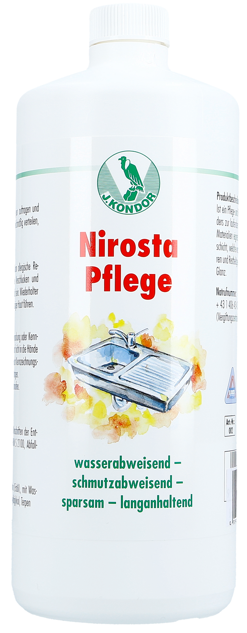 J.KONDOR Nirostapflege 1l