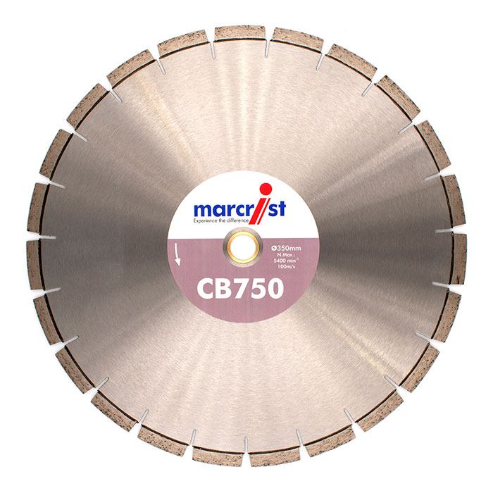 marcrist CB750 Beton-Diamanttrennscheibe für Bodensägen