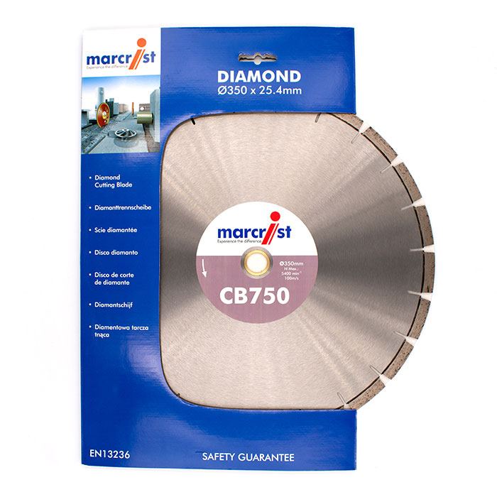 marcrist CB750 Beton-Diamanttrennscheibe für Bodensägen