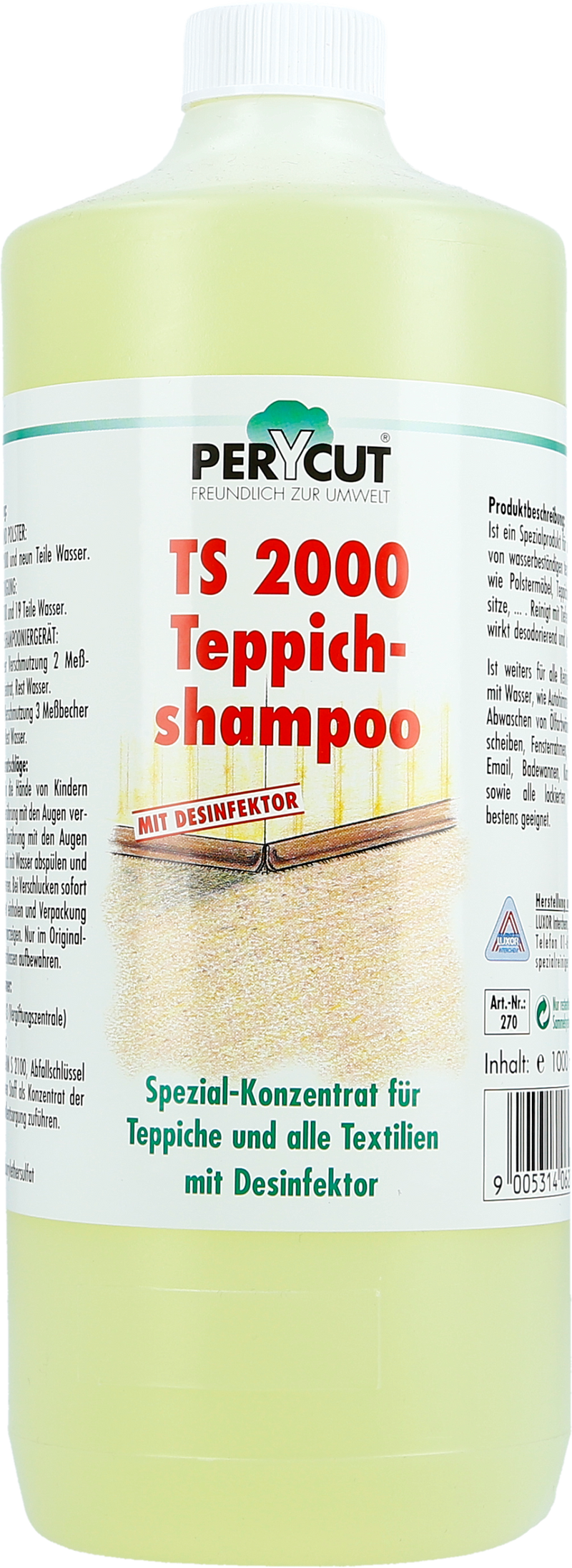 PERYCUT TS 2000 Teppichshampoo 1l