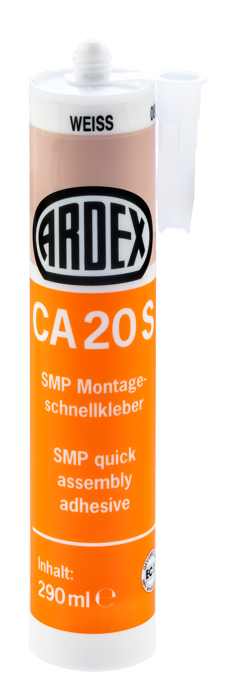 ARDEX CA 20 S / SMP-Montageschnellkleber 310ml weiß (20Stk. pro Karton)