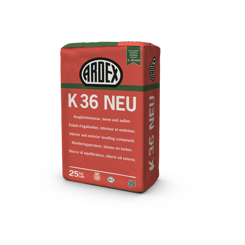 ARDEX K 36 NEU / Ausgleichsmasse, innen und außen 25kg