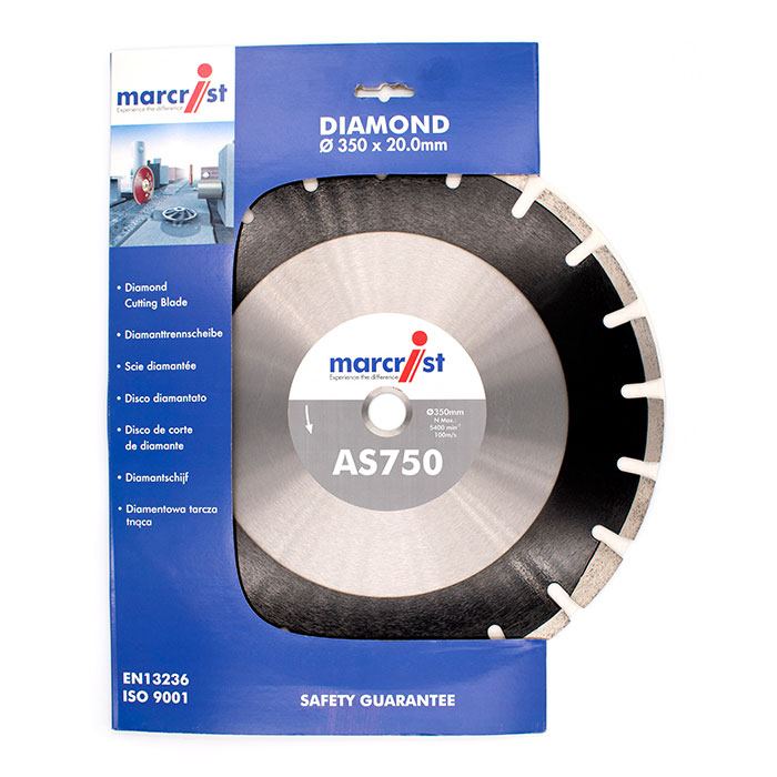 marcrist AS750 Asphalt-Diamanttrennscheibe
