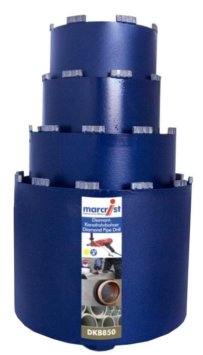 marcrist DKB850 Turbo-Diamantkanalbohrkrone 1¼” UNC(F)