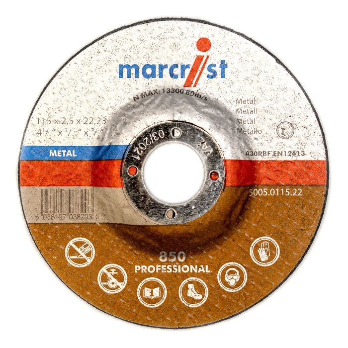 marcrist 850 Trennscheibe gekröpft für Metall / 25-Stück