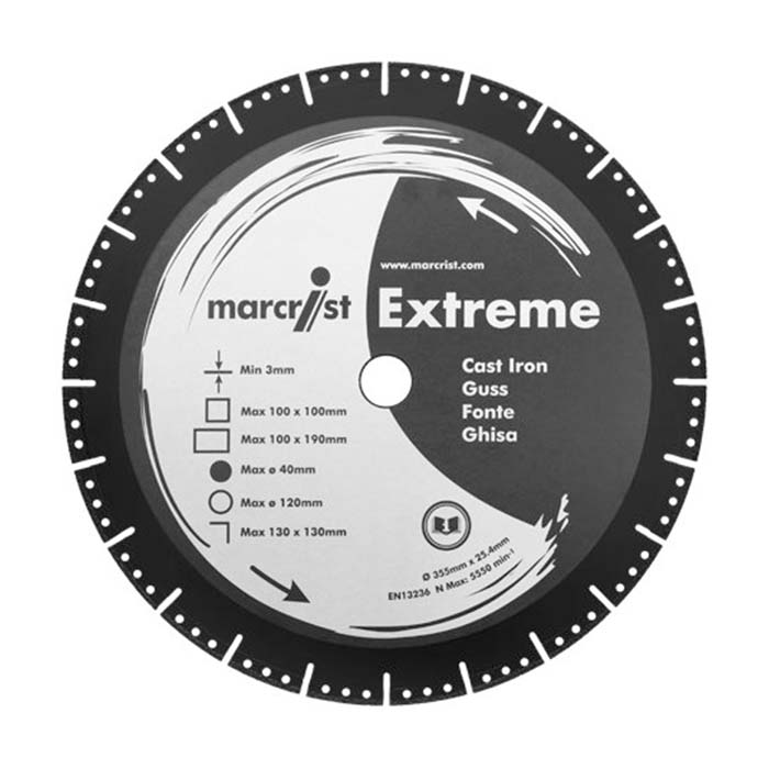 marcrist Extreme 355 Guss-Kaltkreissägeblatt