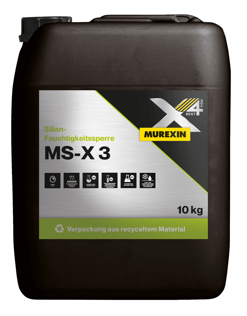 MUREXIN Silan-Feuchtigkeitssperre MS-X 3 / 10kg