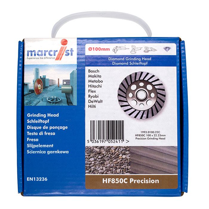 marcrist HF850C Präzisions-Turbo Diamantschleiftopf